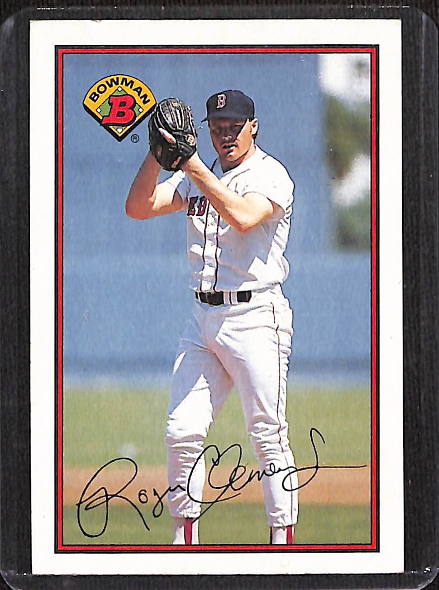 FIINR Baseball Card 1989 Bowman Roger Clemens Vintage Baseball Card #26 - Mint Condition