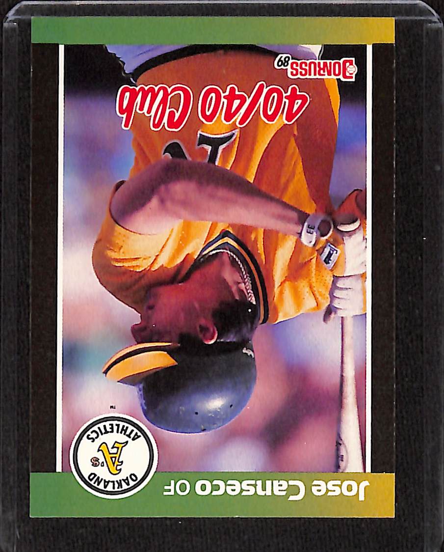 FIINR Baseball Card 1989 Donruss 40/40 Club Jose Canseco Baseball Card #643 - Mint Condition