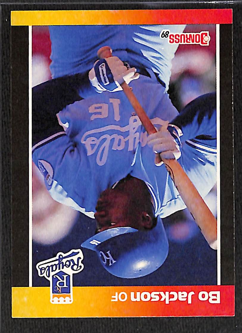 FIINR Baseball Card 1989 Donruss Bo Jackson Vintage Baseball Card Royals #208 - Mint Condition