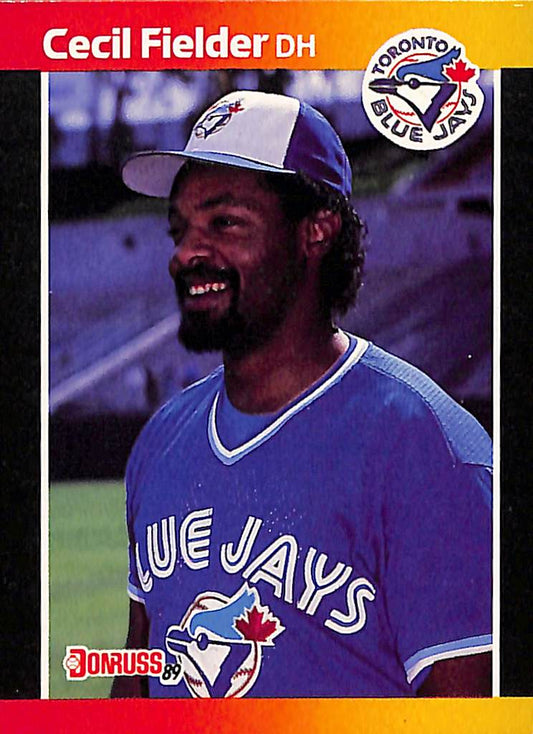 FIINR Baseball Card 1989 Donruss Cecil Fielder Vintage MLB Baseball Card #442 - Mint Condition