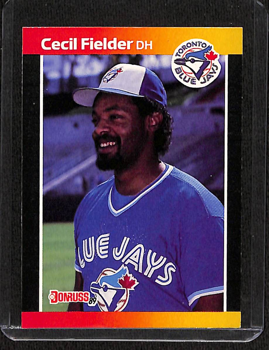 FIINR Baseball Card 1989 Donruss Cecil Fielder Vintage MLB Baseball Card #442 - Mint Condition