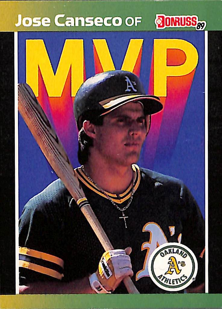 FIINR Baseball Card 1989 Donruss Jose Canseco Baseball Card #BC-5 - Mint Condition