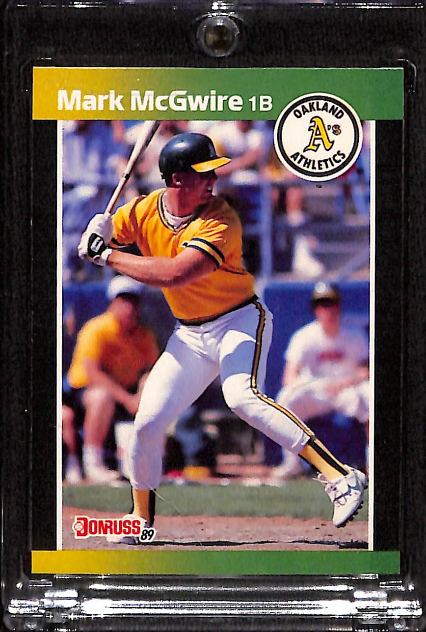 FIINR Baseball Card 1989 Donruss Mark McGwire Error Baseball Card #95 - Error Card - Mint Condition