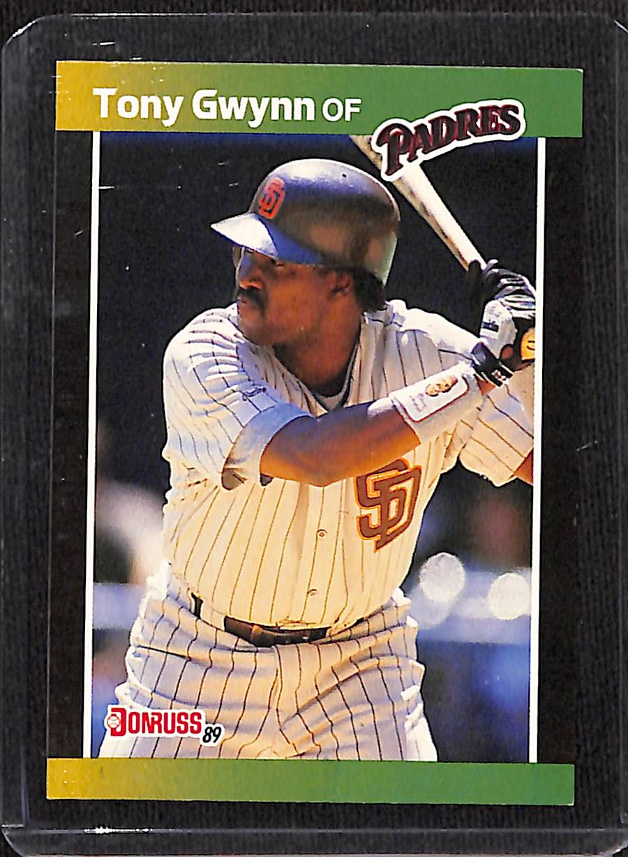 FIINR Baseball Card 1989 Donruss Tony Gwynn Vintage Baseball Error Card #128 - Error Card - Mint Condition