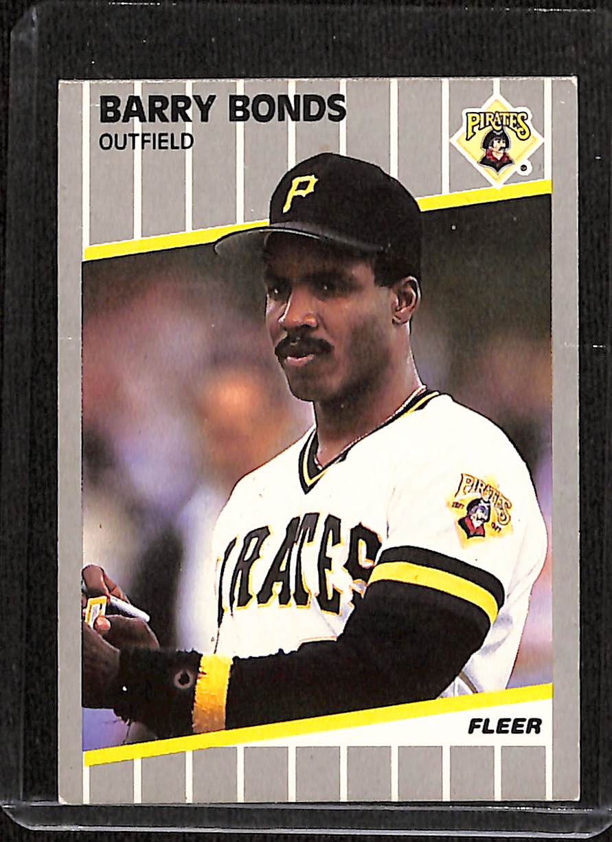 FIINR Baseball Card 1989 Fleer Barry Bonds Baseball Card #202 - Mint Condition