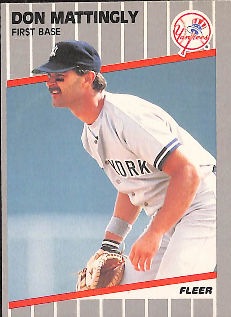FIINR Baseball Card 1989 Fleer Don Mattingly Baseball Card #258 - Mint Condition