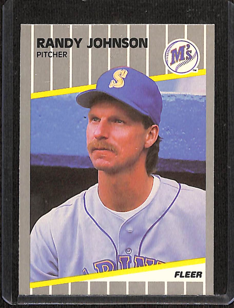 FIINR Baseball Card 1989 Fleer Randy Johnson Baseball Card #U59 - Mint Condition