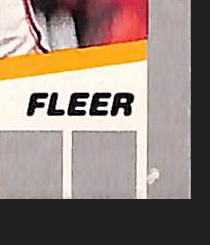 FIINR Baseball Card 1989 Fleer Will Clark Vintage MLB Baseball Player Error Card #325 - Error Card - Mint Condition