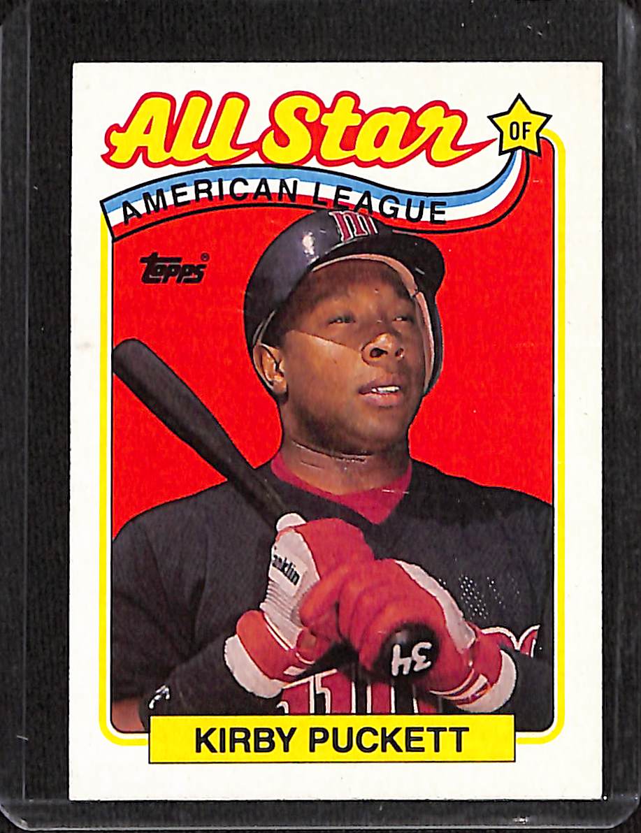 FIINR Baseball Card 1989 Topps All-Star Kirby Puckett MLB Baseball Card #403 - Mint Condition