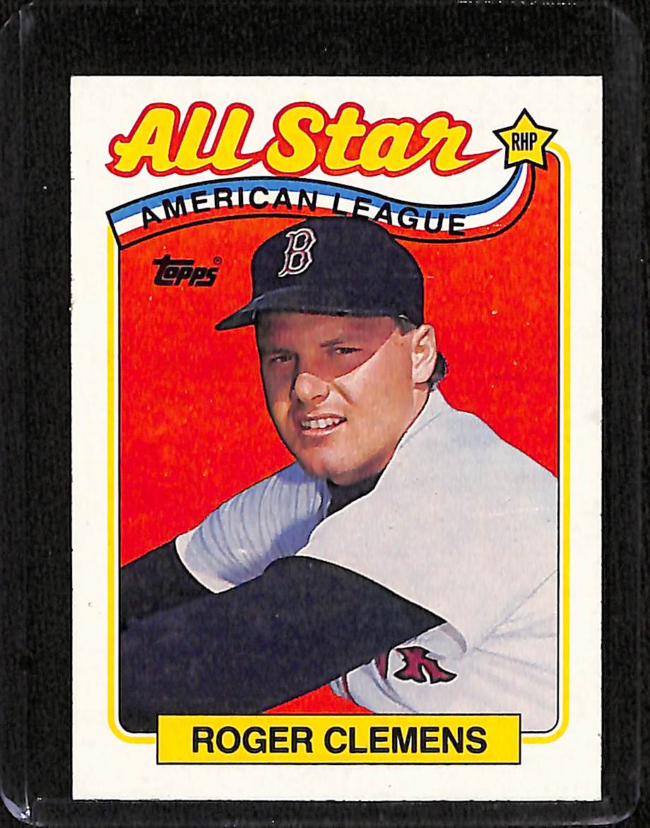 FIINR Baseball Card 1989 Topps All-Star Roger Clemens Vintage Baseball Card #405 - Mint Condition