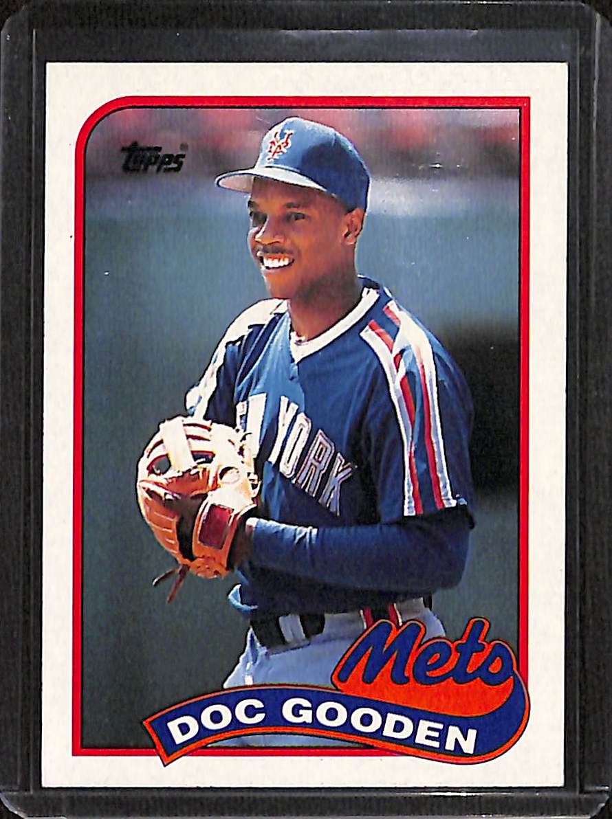 FIINR Baseball Card 1989 Topps Dwight "Doc" Gooden MLB Vintage Baseball Card #30 - Mint Condition
