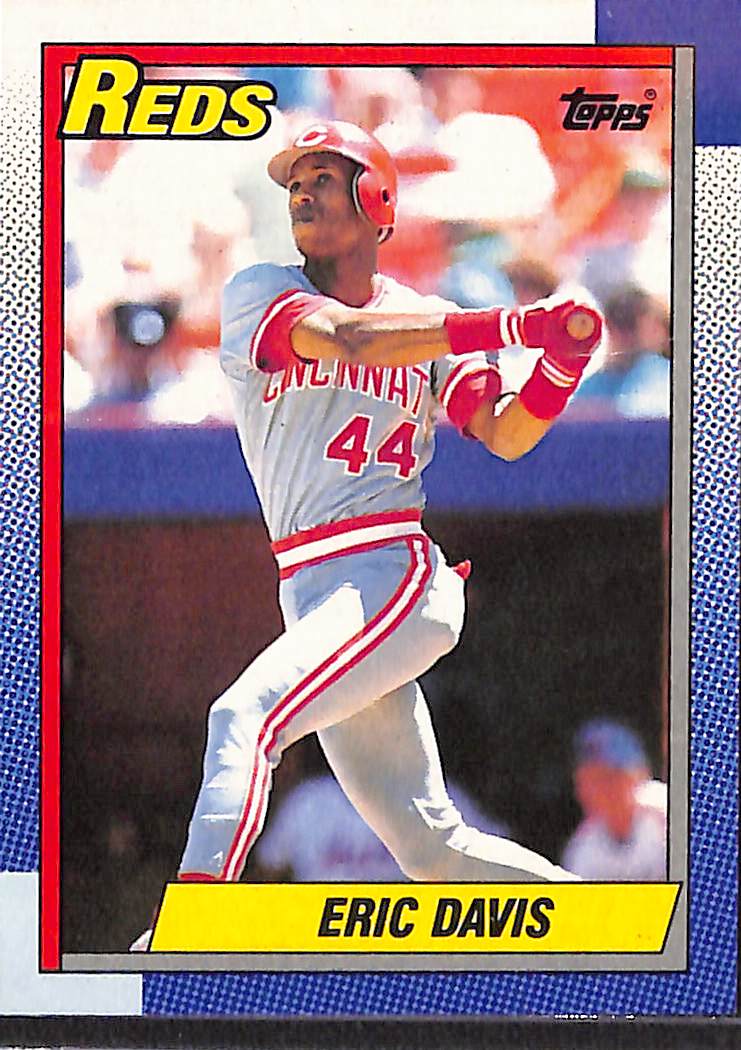 FIINR Baseball Card 1989 Topps Eric Davis Vintage Baseball Card #260- Mint Condition