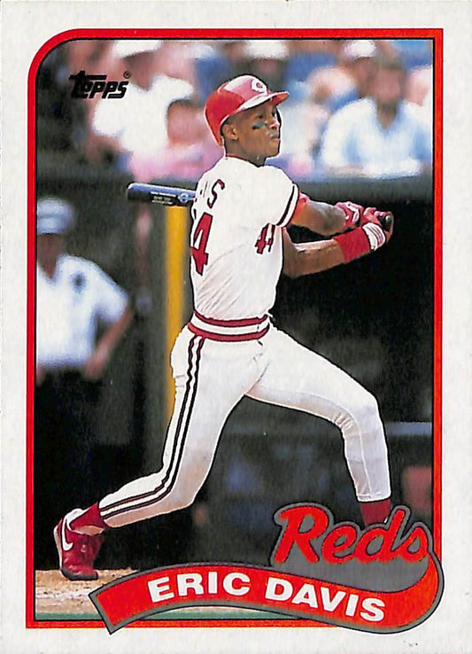 FIINR Baseball Card 1989 Topps Eric Davis Vintage MLB Baseball Card #330 - Mint Condition