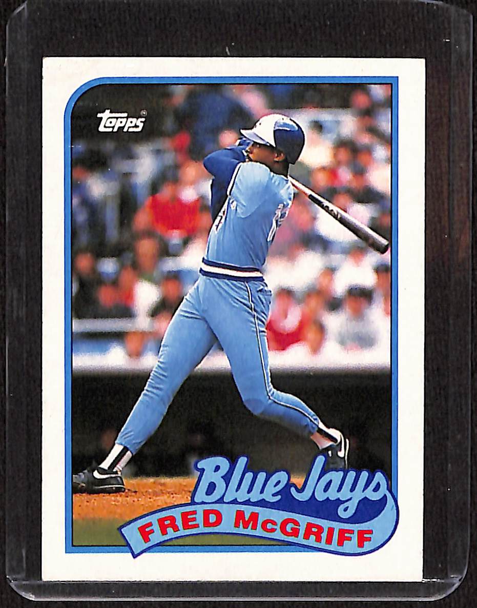 FIINR Baseball Card 1989 Topps Fred McGriff Baseball Card Blue Jays #745 - Mint Condition