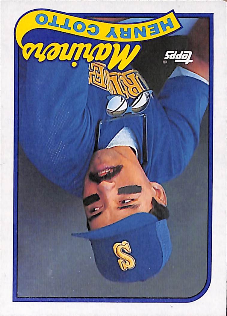 FIINR Baseball Card 1989 Topps Henry Cotto MLB Vintage Baseball Card #468 - Mint Condition