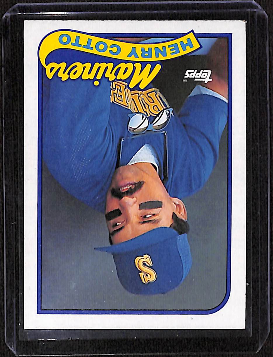 FIINR Baseball Card 1989 Topps Henry Cotto MLB Vintage Baseball Card #468 - Mint Condition