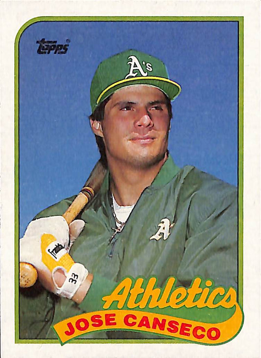 FIINR Baseball Card 1989 Topps Jose Canseco Baseball Error Card #500 - Mint Condition Error Card