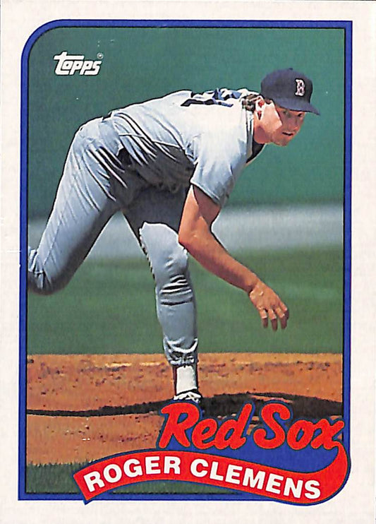 FIINR Baseball Card 1989 Topps Roger Clemens Vintage Baseball Card #450 - Mint Condition