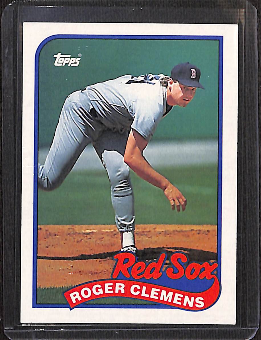 FIINR Baseball Card 1989 Topps Roger Clemens Vintage Baseball Card #450 - Mint Condition