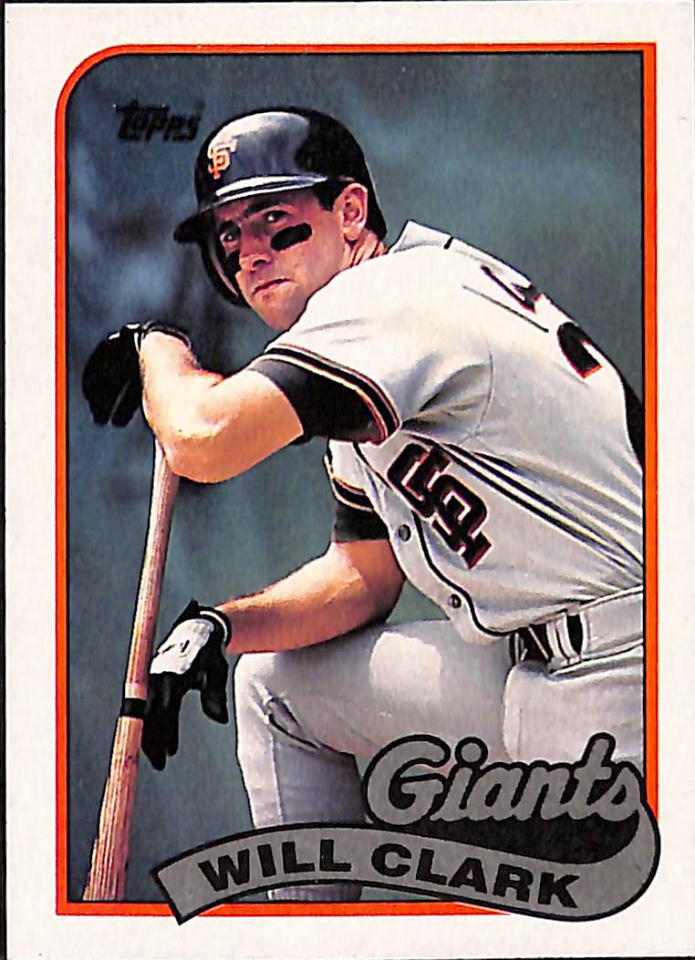 FIINR Baseball Card 1989 Topps Will Clark Vintage MLB Baseball Player Card #660 - Mint Condition