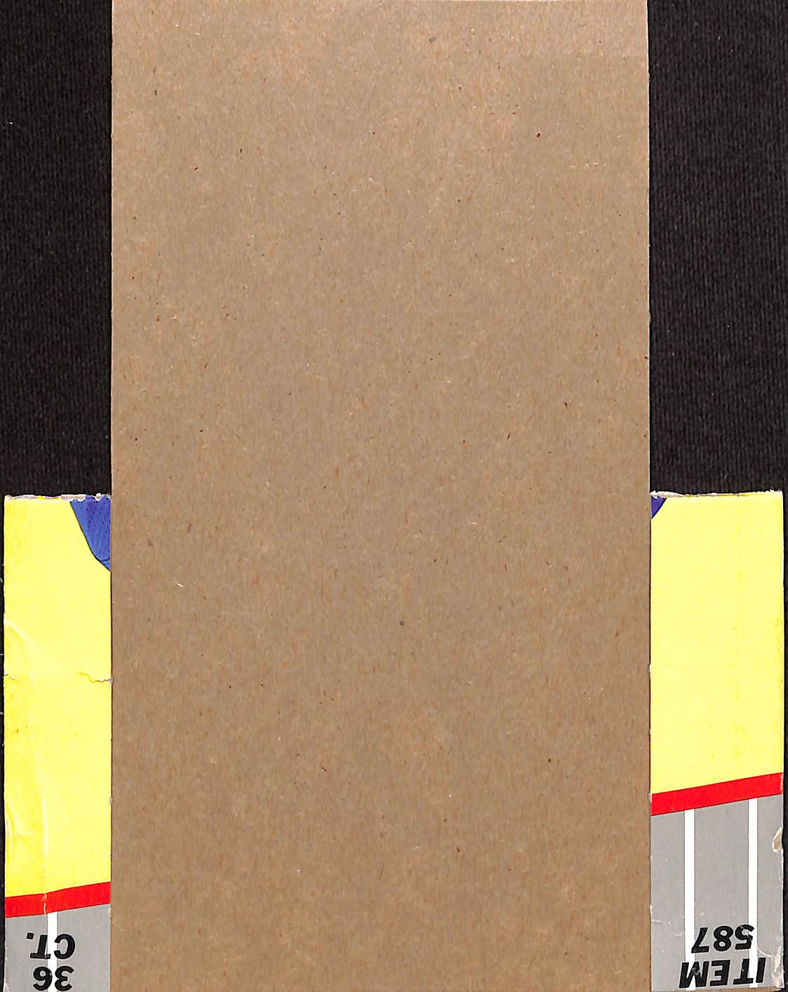 FIINR Baseball Card 1989 Vintage Fleer Wax Box Bottom of Uncut Cards - Chris Sabo - Kirk Gibson - Darryl Strawberry - Rare Mets logo