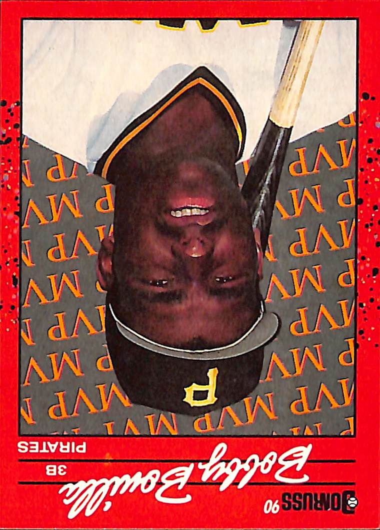 FIINR Baseball Card 1990 Donruss Bobby Bonilla Baseball Error Card #BC-16 - Error Card - Mint Condition
