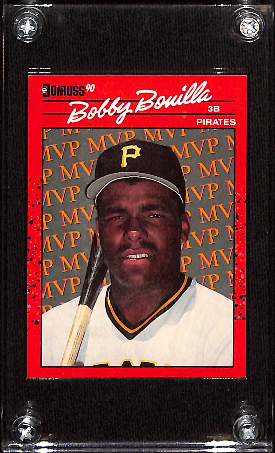 FIINR Baseball Card 1990 Donruss Bobby Bonilla Baseball Error Card #BC-16 - Error Card - Mint Condition