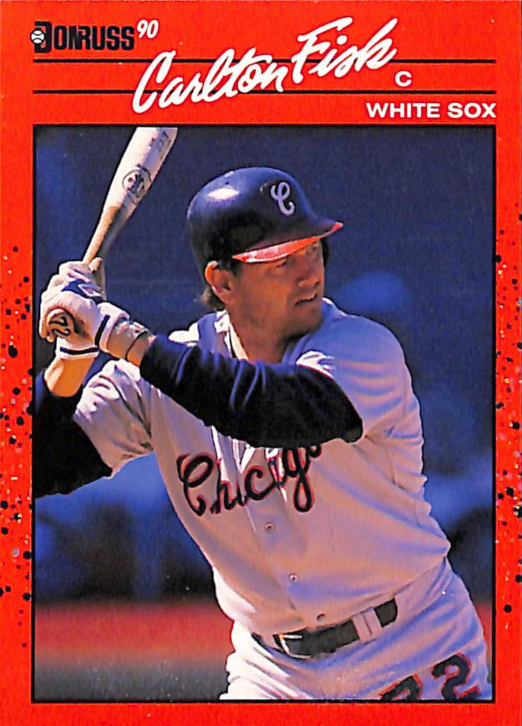 FIINR Baseball Card 1990 Donruss Carlton Fisk MLB Baseball Card #58 - Mint Condition