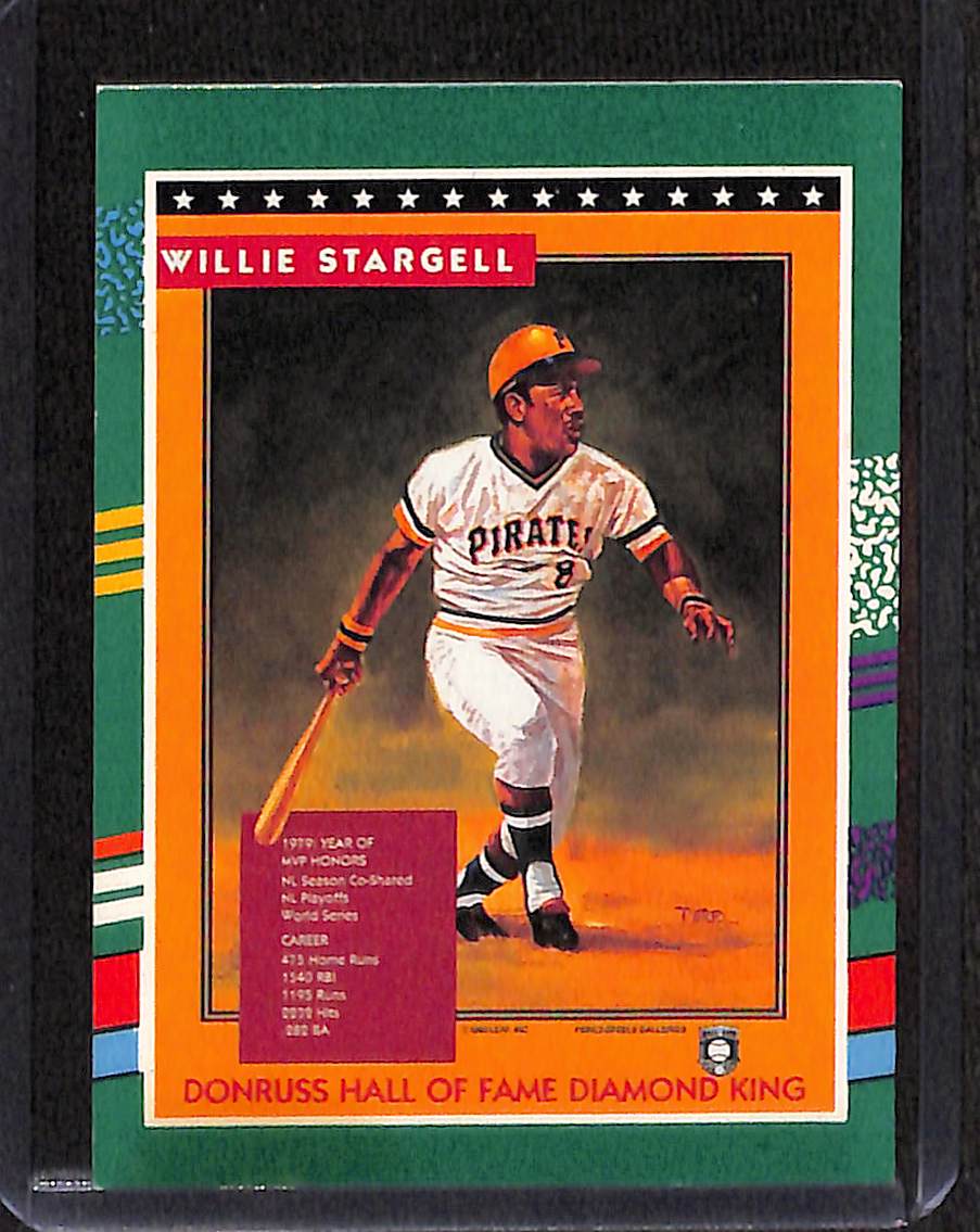 FIINR Baseball Card 1990 Donruss Willie Stargell Vintage Baseball Player Card #702 - Mint Condition