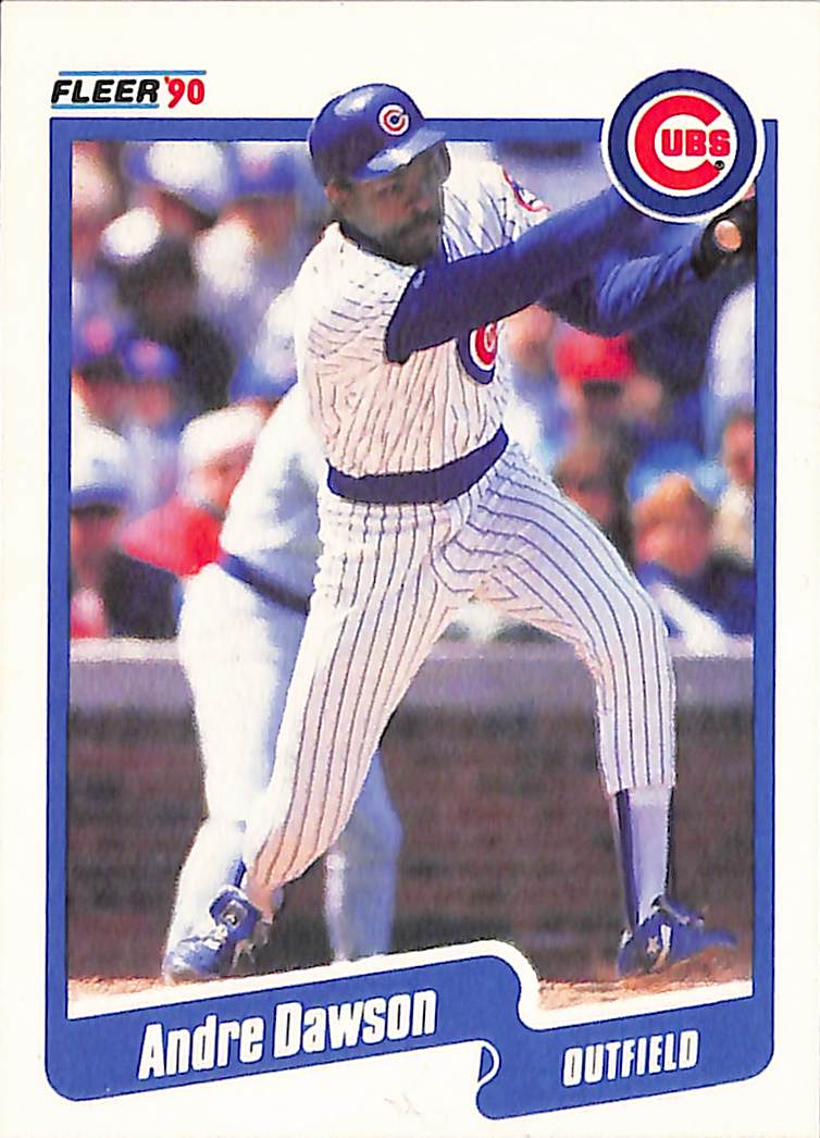 FIINR Baseball Card 1990 Fleer Andre Dawson Baseball Card #29 - Mint Condition