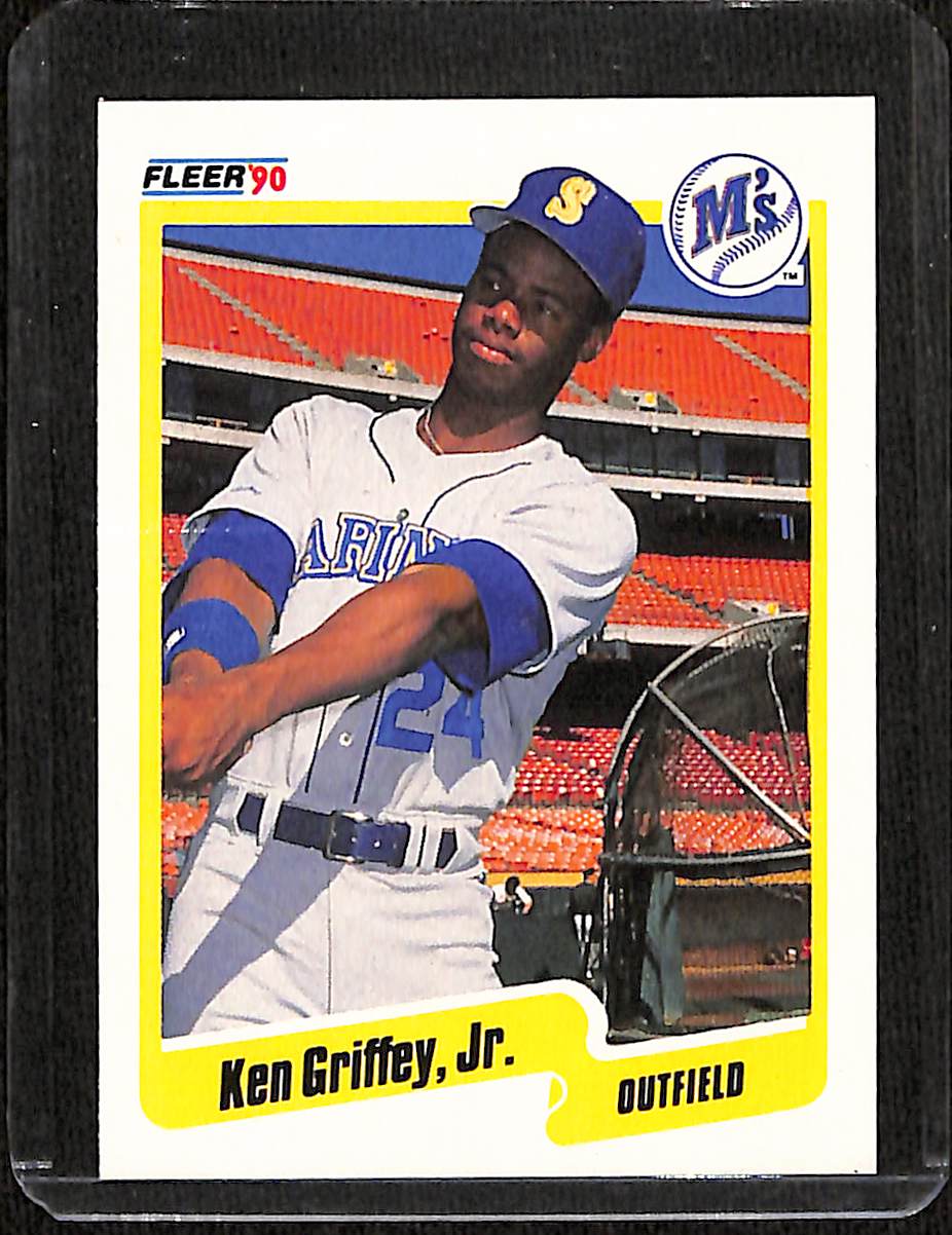 FIINR Baseball Card 1990 Fleer Ken Griffey Jr. MLB Baseball Card - Mint Condition