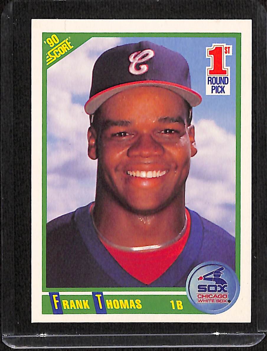 FIINR Baseball Card 1990 Score Frank Thomas Rookie MLB Baseball Card #663 - Rookie Card - Mint Condition