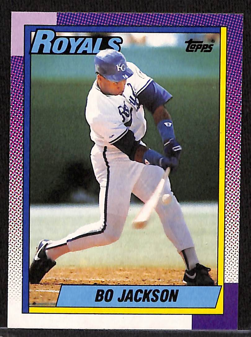 FIINR Baseball Card 1990 Topps Bo Jackson Royals Baseball Card #300 - Mint Condition