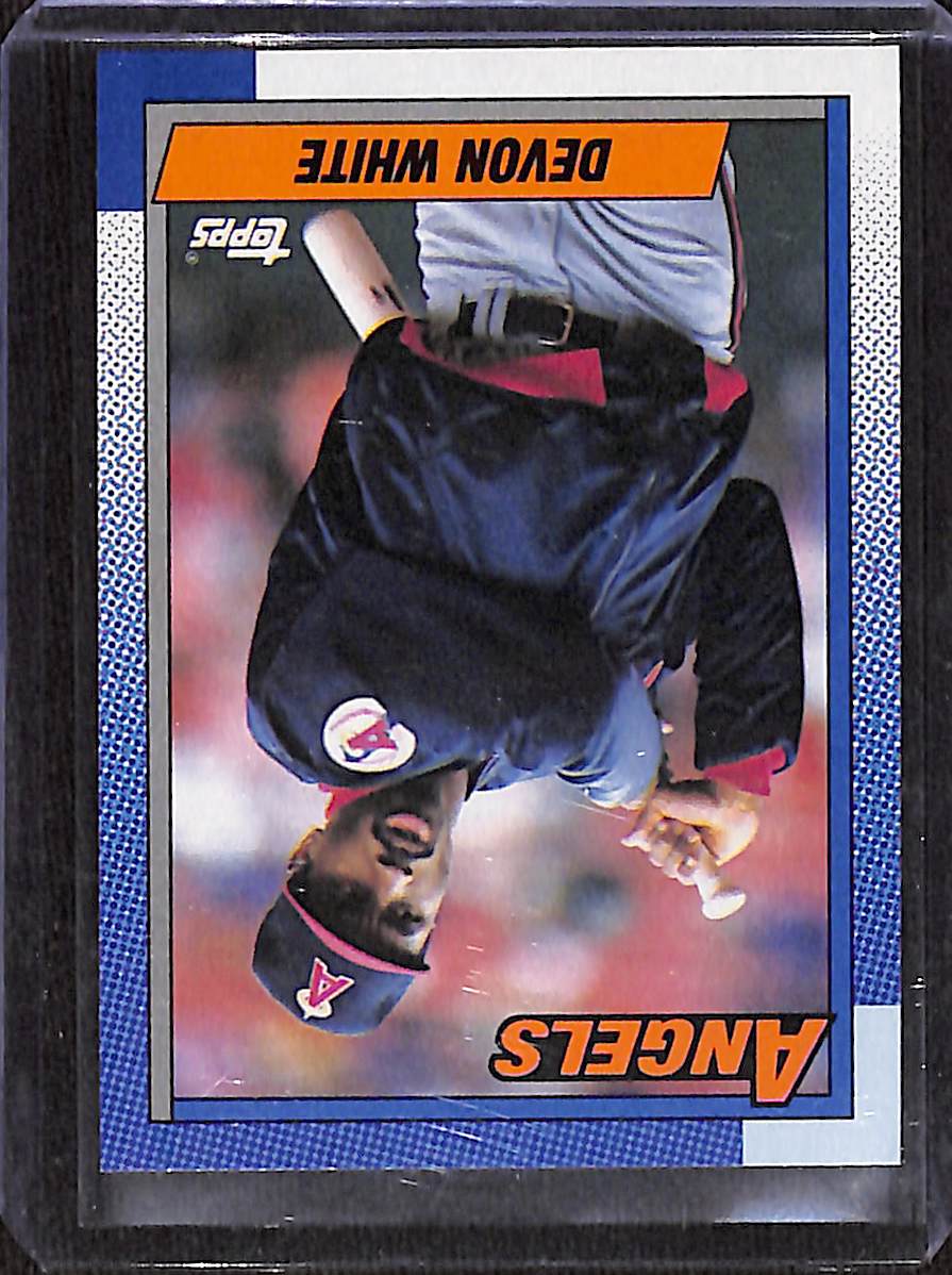 FIINR Baseball Card 1990 Topps Devon White Vintage MLB Baseball Card #65 - Mint Condition