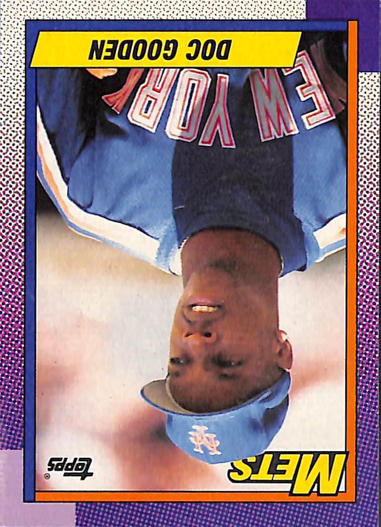 FIINR Baseball Card 1990 Topps Dwight "Doc" Gooden MLB Vintage Baseball Card #510 - Mint Condition