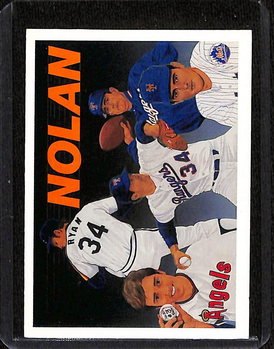 FIINR Baseball Card 1990 Upper Deck Nolan Ryan Baseball Heros Card #18 - Mint Condition