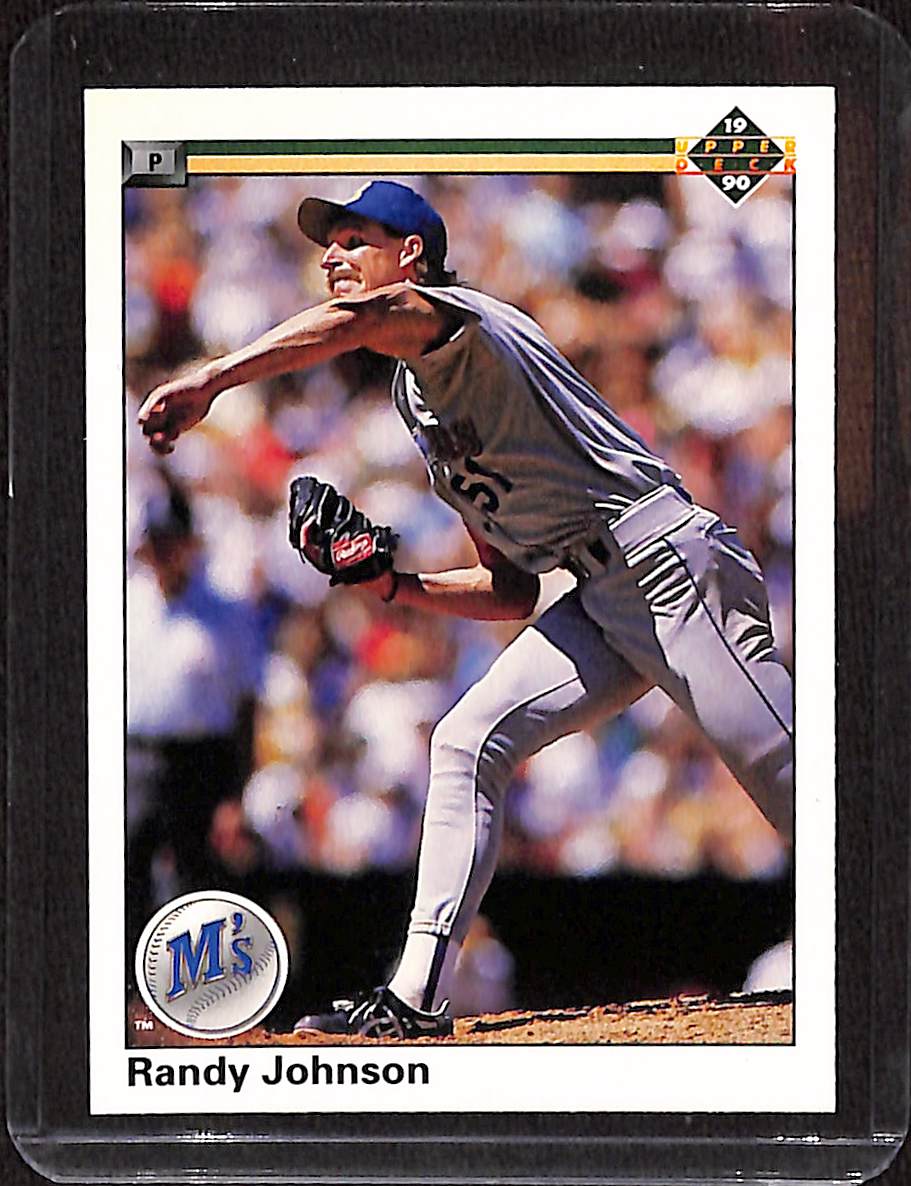 FIINR Baseball Card 1990 Upper Deck Randy Johnson Baseball Error Card #563 - Error Card - Mint Condition