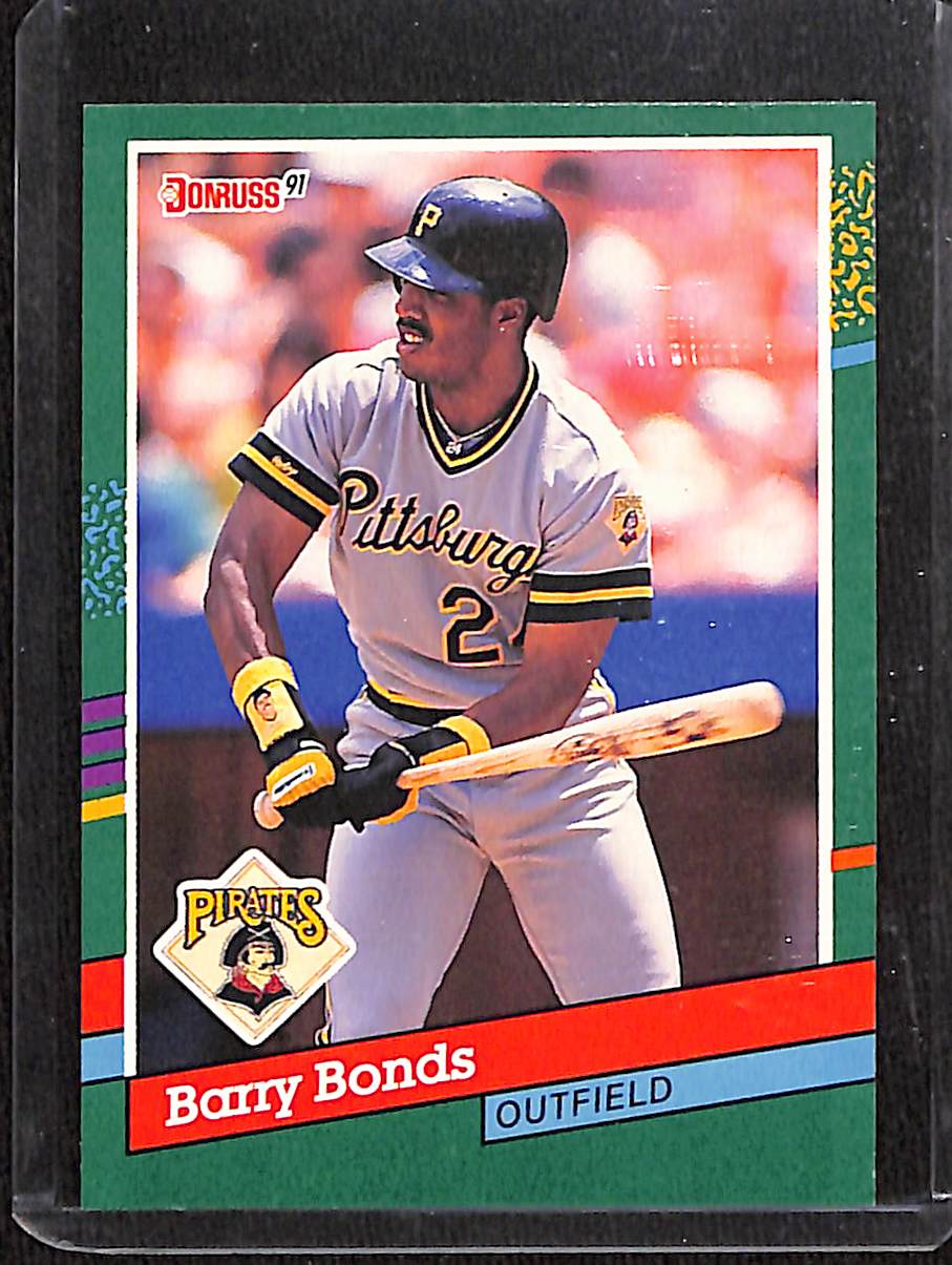 FIINR Baseball Card 1991 Donruss Barry Bonds Baseball Card #495 - Mint Condition