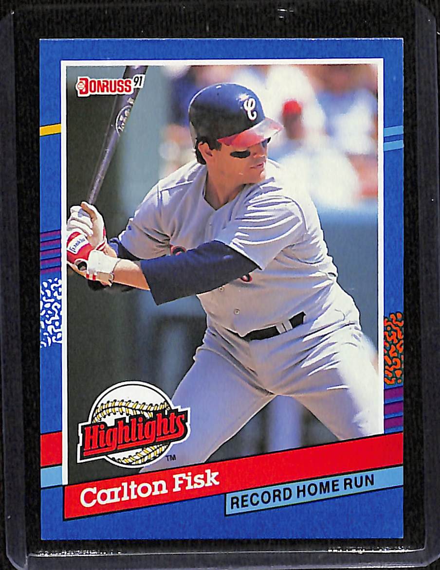 FIINR Baseball Card 1991 Donruss Carlton Fisk Baseball Error Card #BC-6 - Error Card - Mint Condition