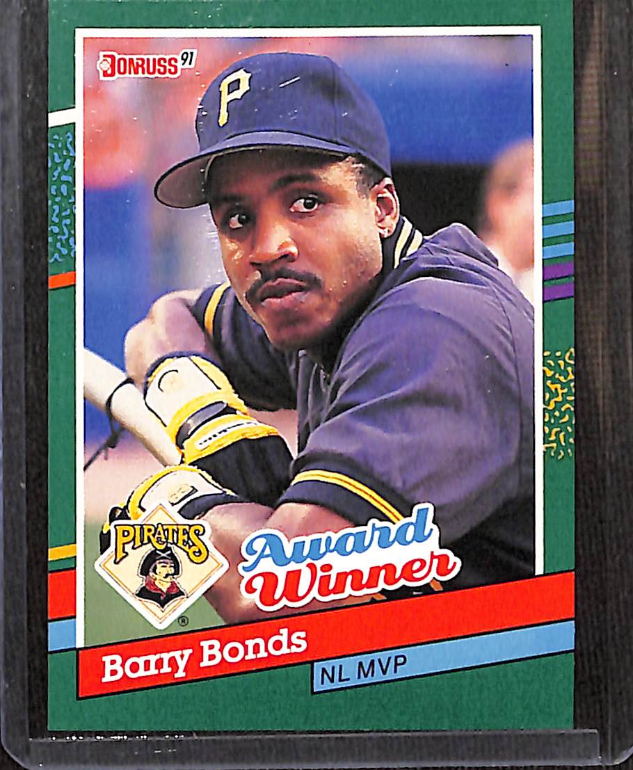 FIINR Baseball Card 1991 Donruss MVP Barry Bonds Baseball Card #762 - Mint Condition
