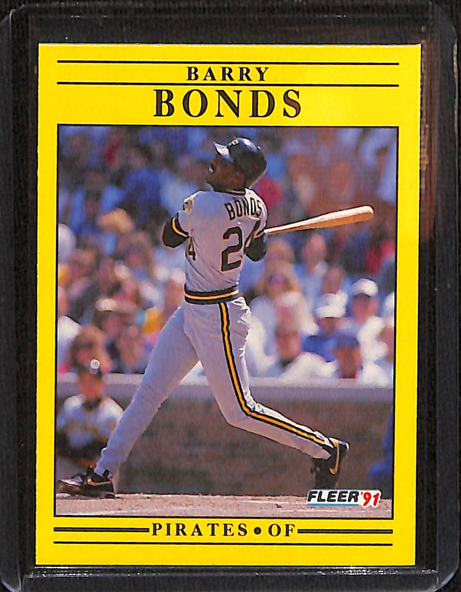 FIINR Baseball Card 1991 Fleer Barry Bonds Baseball Card #33 - Mint Condition