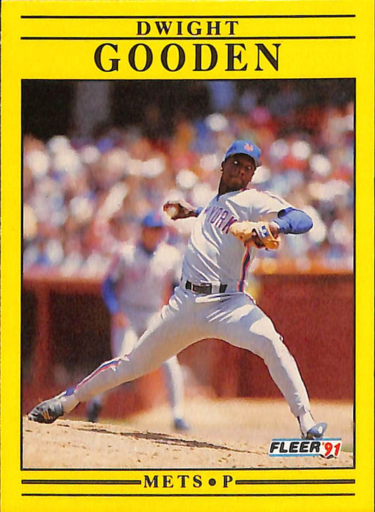 FIINR Baseball Card 1991 Fleer Dwight "Doc" Gooden Baseball Card #148 - Mint Condition