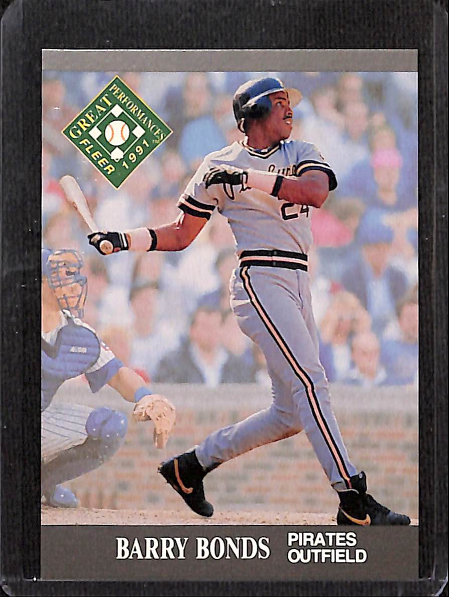 FIINR Baseball Card 1991 Fleer Great Performance Barry Bonds Baseball Card #391 - Mint Condition
