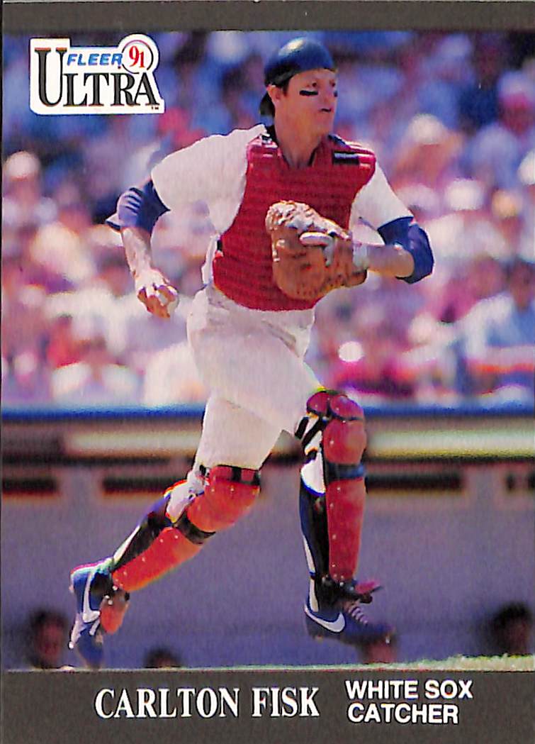 FIINR Baseball Card 1991 Fleer Ultra Carlton Fisk Vintage MLB Baseball Card #72 - Mint Condition