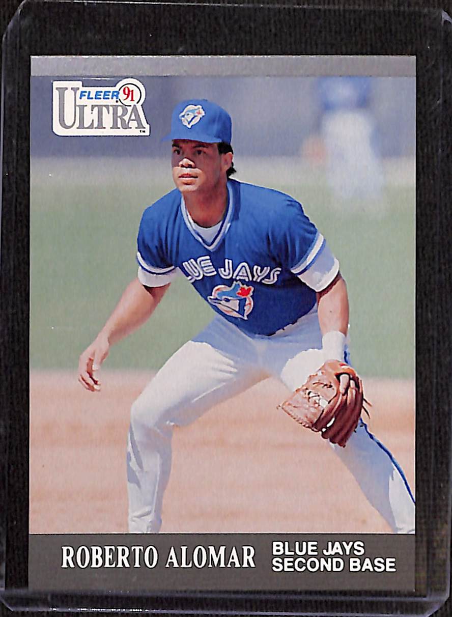 FIINR Baseball Card 1991 Fleer Ultra Roberto Alomar MLB Baseball Card #358 - Mint Condition