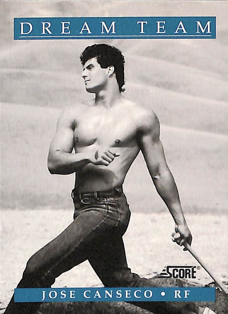 FIINR Baseball Card 1991 Score Dream The Team Jose Canseco Baseball Card #441 - Mint Condition