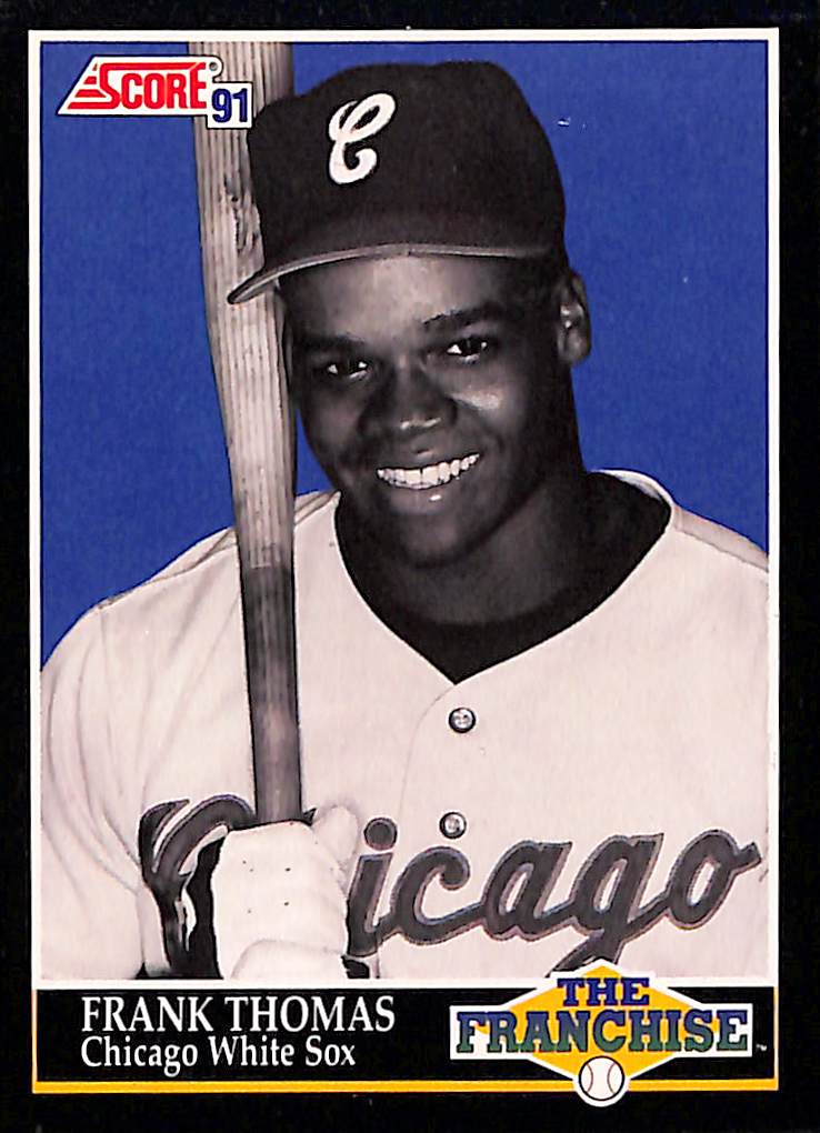 FIINR Baseball Card 1991 Score Frank Thomas The Franchise MLB Baseball Card #874 - Mint Condition