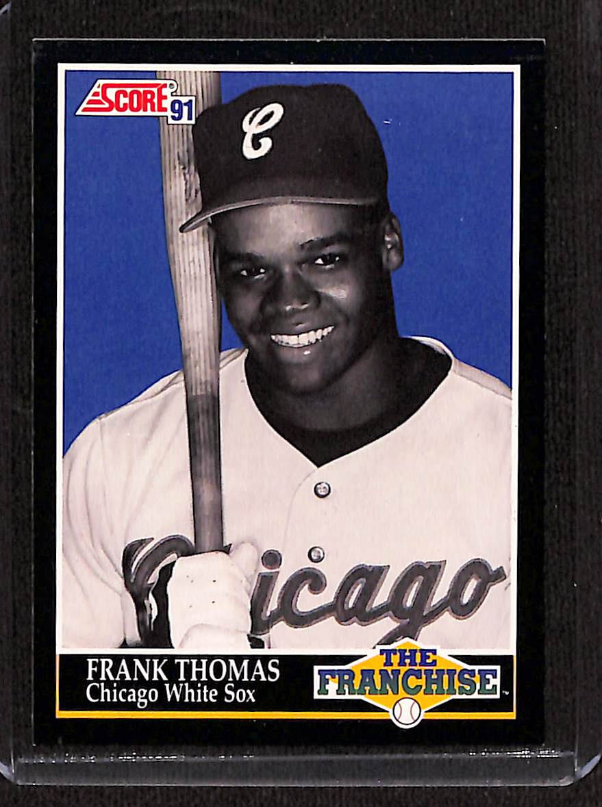 FIINR Baseball Card 1991 Score Frank Thomas The Franchise MLB Baseball Card #874 - Mint Condition