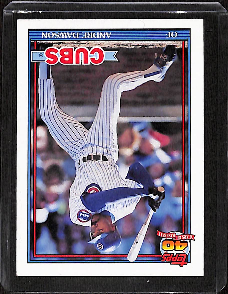 FIINR Baseball Card 1991 Topps 40 Andre Dawson Baseball Card #640 - Mint Condition