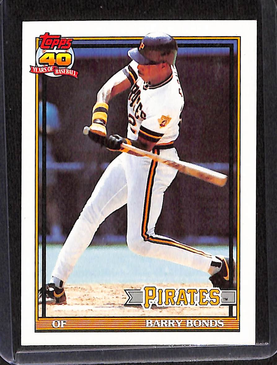 FIINR Baseball Card 1991 Topps 40 Years Barry Bonds Baseball Card #570 - Mint Condition